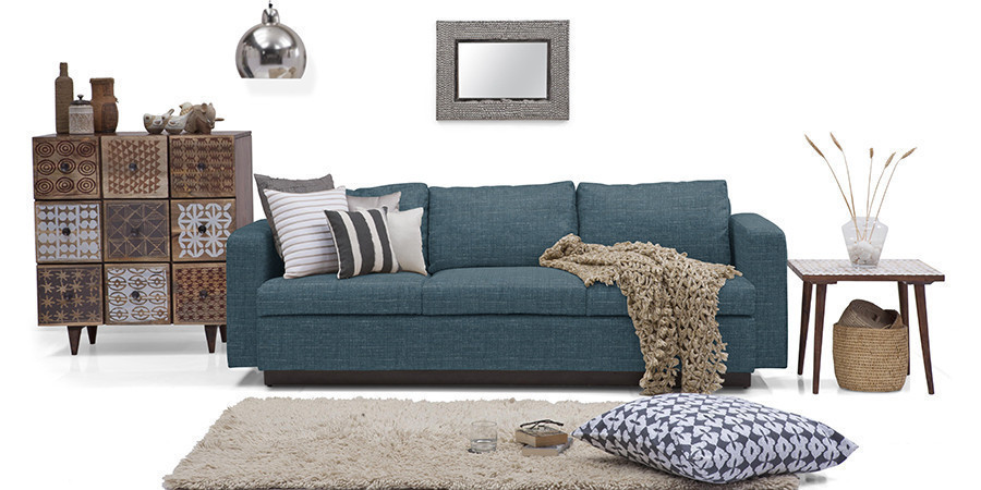 Hazard Fabric Sofa 6Seater